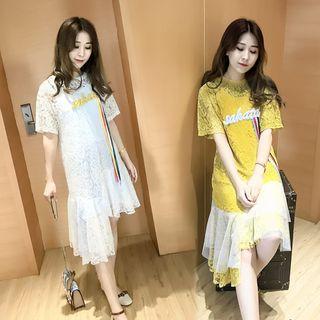 Short-sleeve Nursery Lace Dress