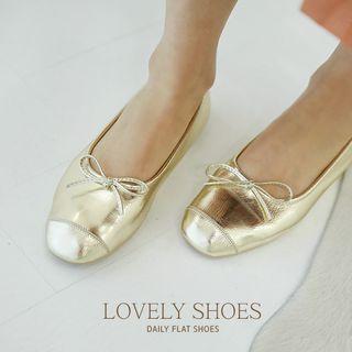 Ribbon Ballerina Flats In 12 Colors