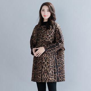 Leopard Print Zipped Jacket