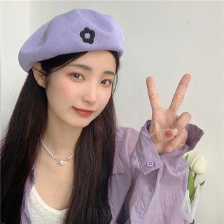 Flower Cut-out Beret