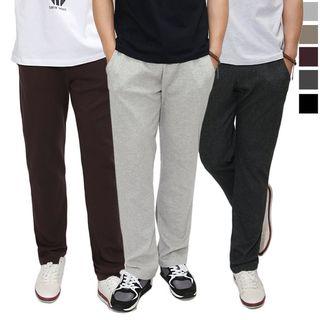 Plus Size Straight-cut Sweatpants