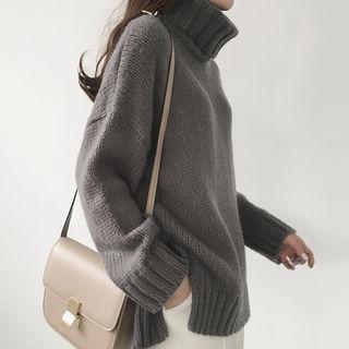 Turtleneck Boxy-fit Sweater