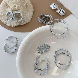 Splattered Plastic Earring (various Designs)
