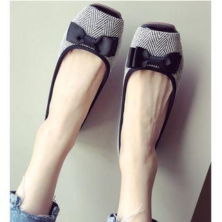 Bow Color Panel Fabric Flats