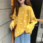 Dotted Knit Sweater