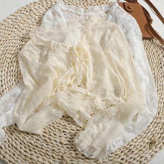Ruffled Lace Jacket