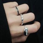 925 Sterling Silver Open Ring 1pc - Oval - Silver - One Size