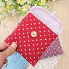 Dotted Linen Pouch