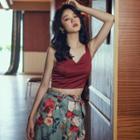 V-neck Cropped Camisole
