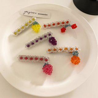Bead Fruit & Flower Hair Clip