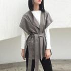 One-button Vest + Sash