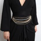 Embellished Waist Belt 0569 - Gold - One Size