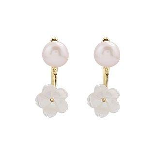 Rosette Beaded Earrings