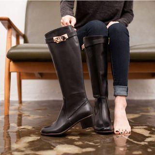 Belted-detail Tall Boots