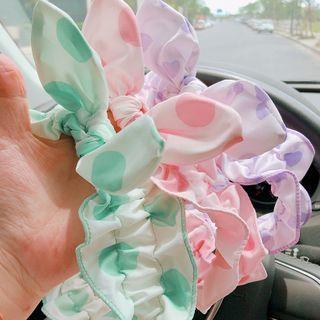 Dotted Bow Face Wash Headband