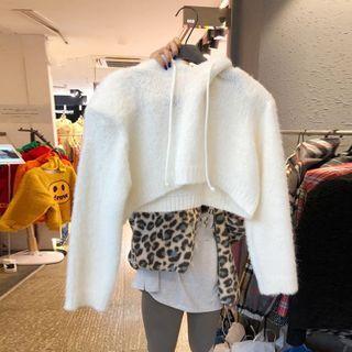 Cropped Hooded Sweater
