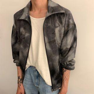 Dye Print Zip Jacket