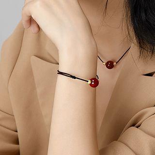 Agate String Necklace / Bracelet / Earring (various Designs)