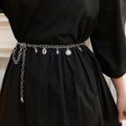 Shell Alloy Waist Chain Silver - One Size