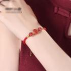 Gemstone Bracelet Red - One Size