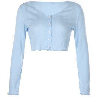 Lettuce Edge Crop Cardigan
