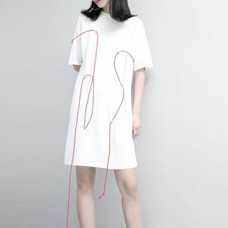 Diy T-shirt Dress With Cord
