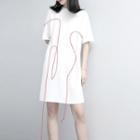 Diy T-shirt Dress With Cord