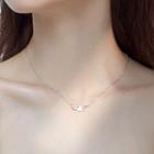 925 Sterling Silver Bird Pendant Necklace Silver - One Size