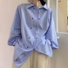 Plaid Shirt Gingham - Blue & White - One Size