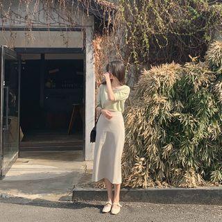 M Lange H-line Midi Skirt