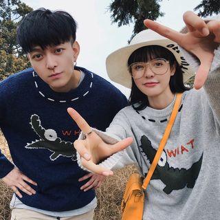 Couple Matching Cartoon Sweater