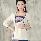 Embroidered Long-sleeve Tunic