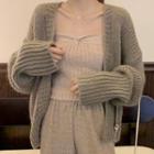 Cardigan / Knit Bandeau