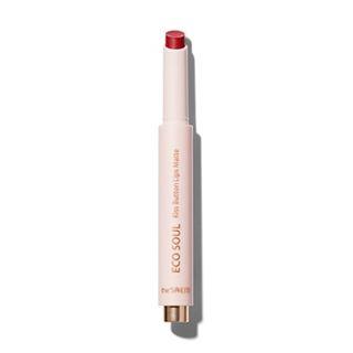 The Saem - Eco Soul Kiss Button Lips Matte - 5 Colors #15 Volcano
