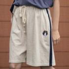 Goose Embroidered Shorts