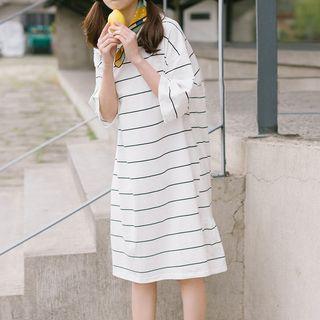Stripe Mermaid T-shirt Dress