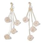 Bead Fringed Earring 1 Pair - Gold - One Size