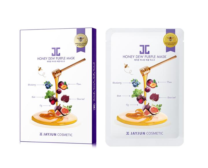 Jayjun - Honey Dew Purple Mask 5 Pcs