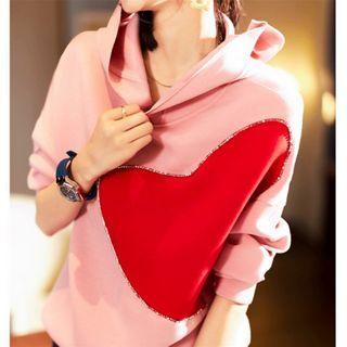 Heart Panel Hoodie
