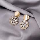 Rhinestone Drop Earring E3226 - 1 Pair - As Shown In Figure - One Size
