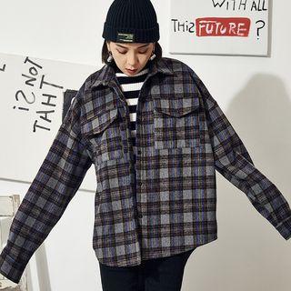 Plaid Pocket Patch Shirt