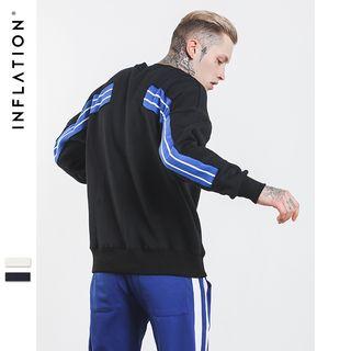 Brushed Fleece-lined Patchwork Pullover