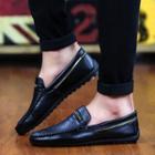 Metal-panel Loafers