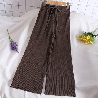 Glitter Wide-leg Pants