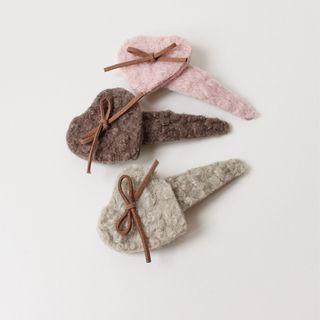 Heart Bow Hair Clip