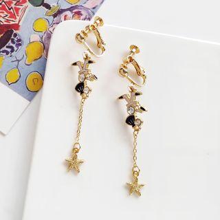 Alloy Seagull Star & Shell Dangle Earring