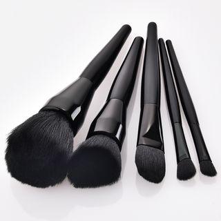 Set Of 5: Makeup Brush Tm-069 - Black - One Size