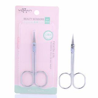 Stainless Steel Eyebrow Scissors One Size