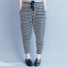 Striped Sweatpants Stripes - Blue & White - One Size