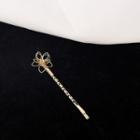 Alloy Flower Hair Pin Gold - One Size